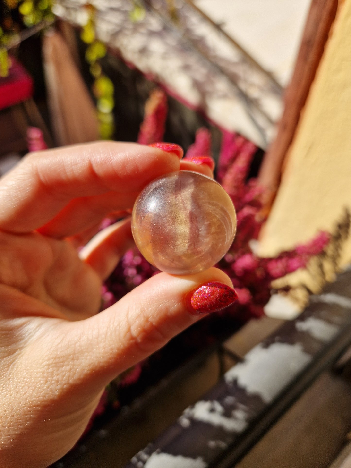 Sfera piccola FLUORITE CANDY