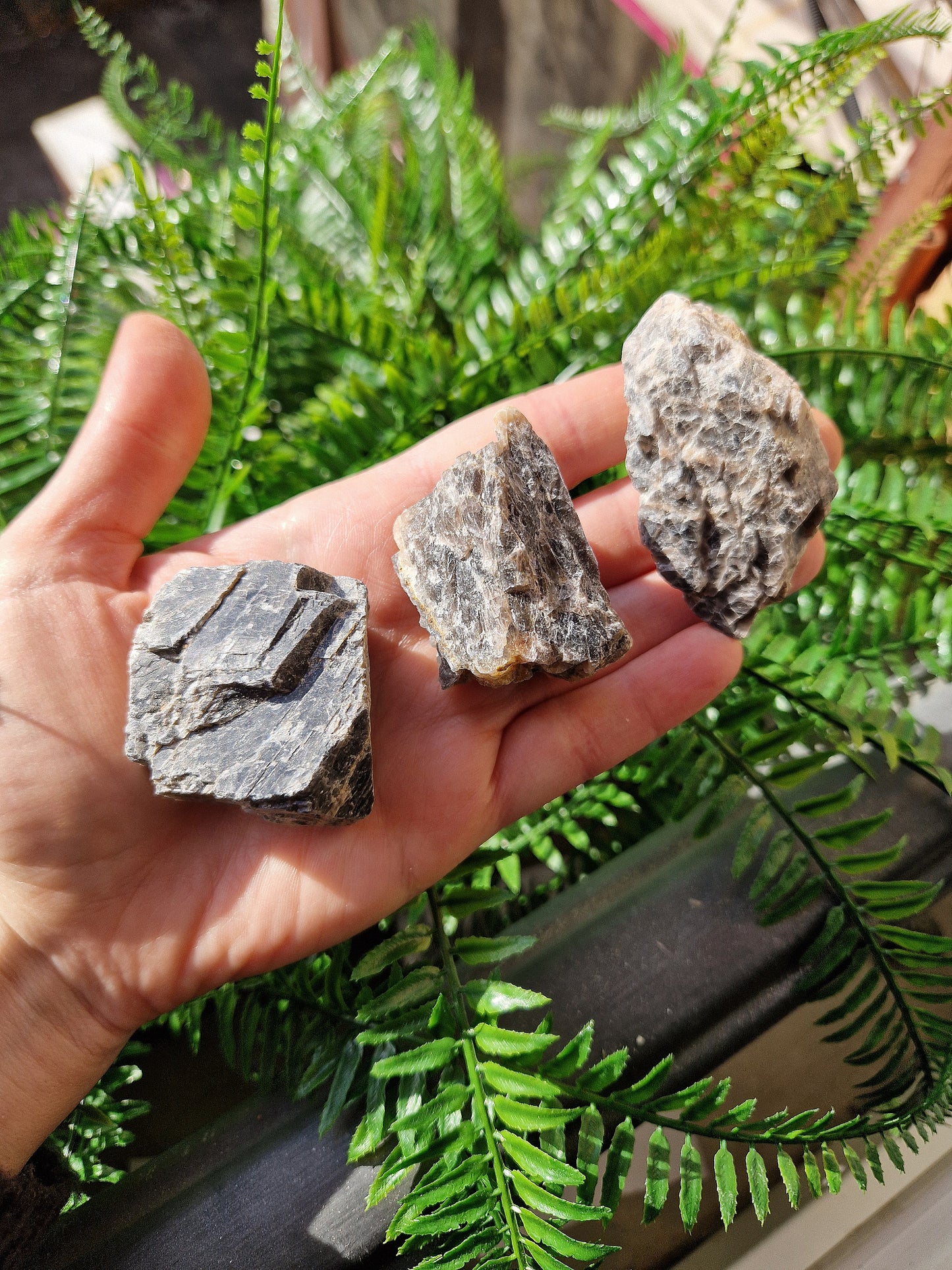 PIETRA DI LUNA NERA grezza