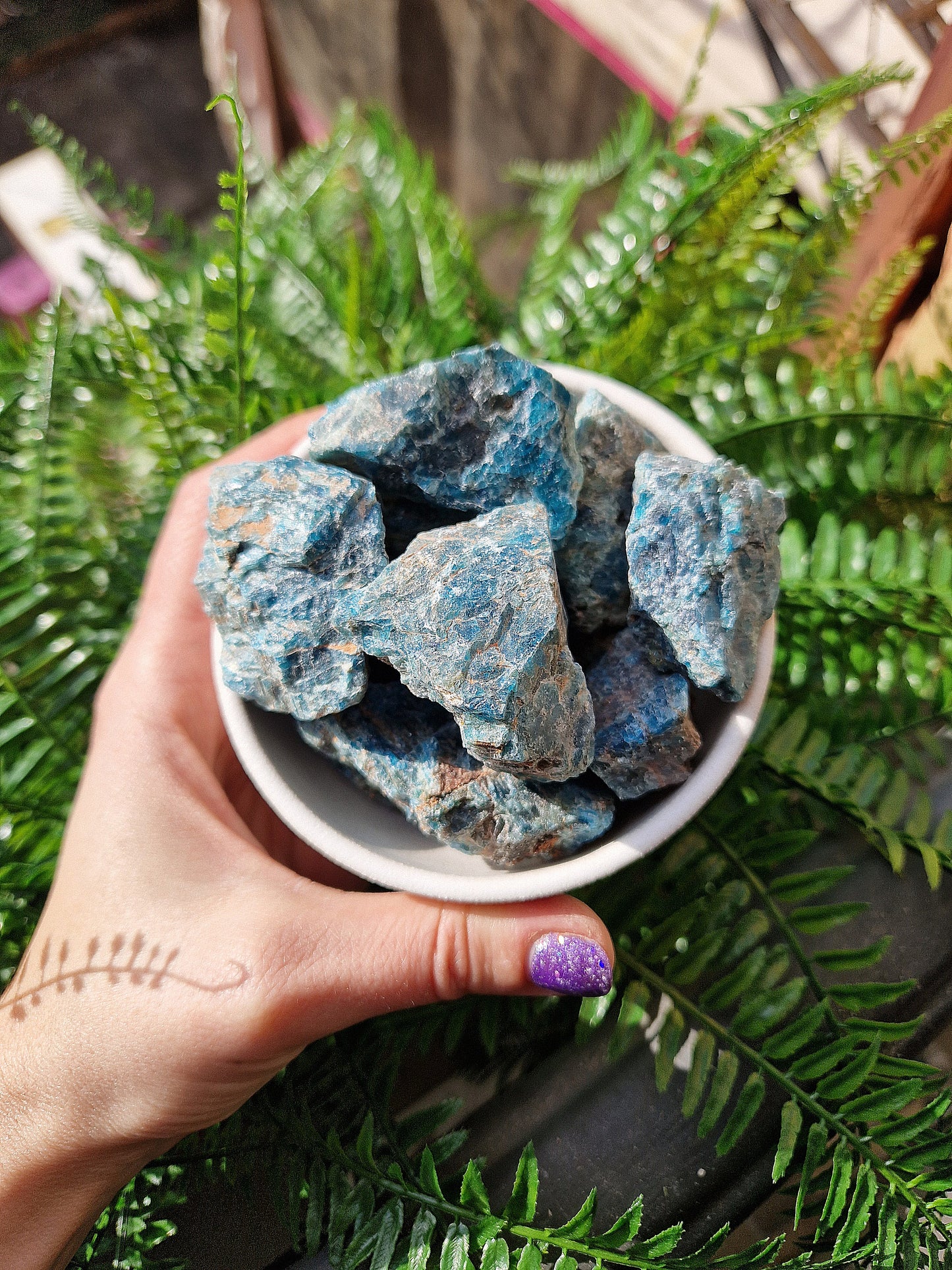 APATITE BLU grezza