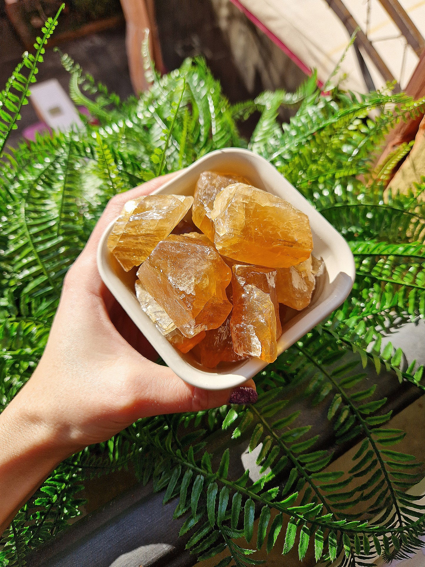 CALCITE miele grezza semilucidata