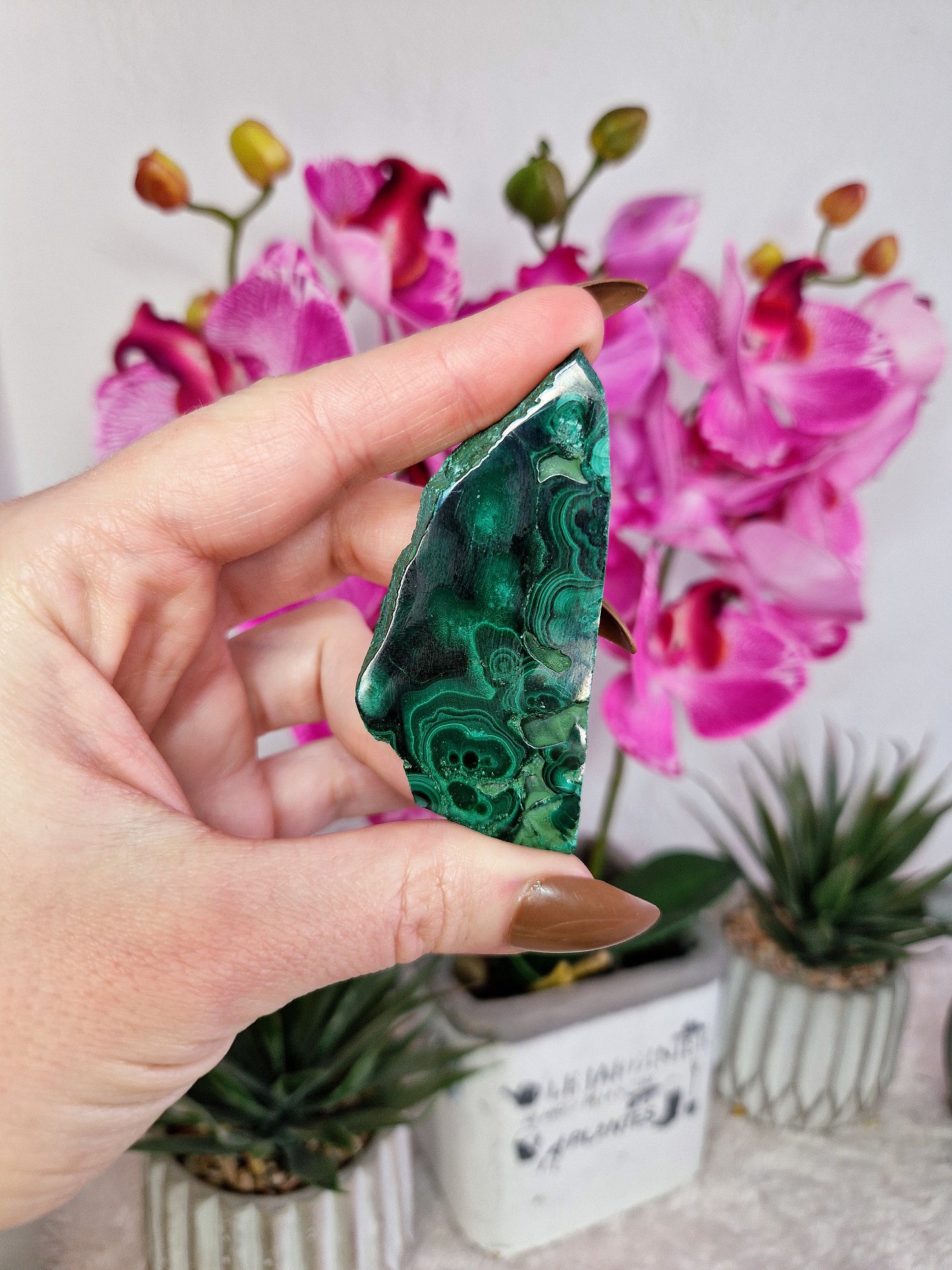 Fetta di MALACHITE - n 1