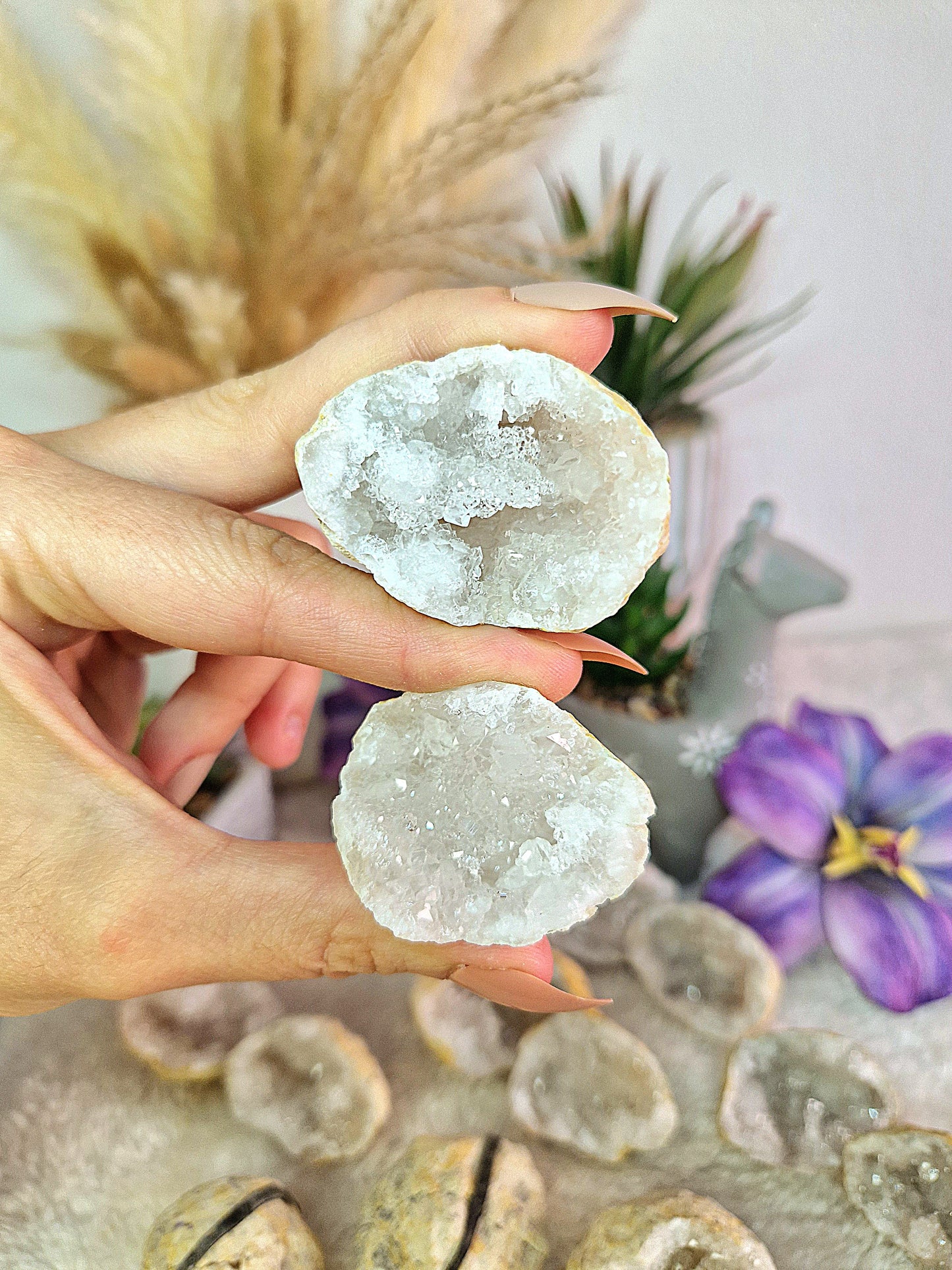 Geode piccolo di QUARZO IALINO