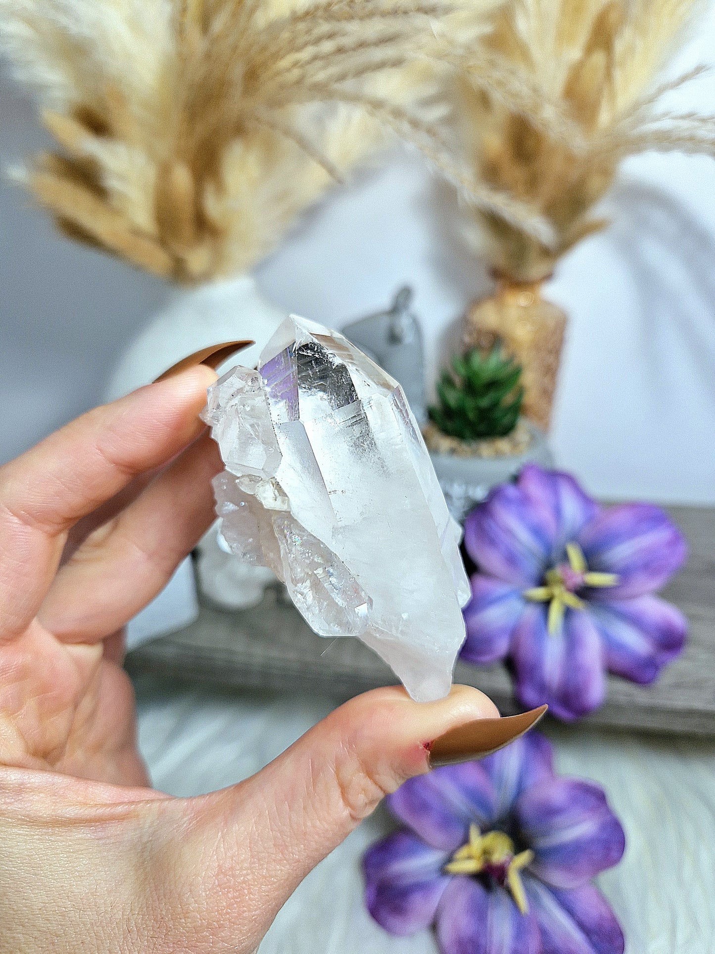 Cluster di QUARZO IALINO