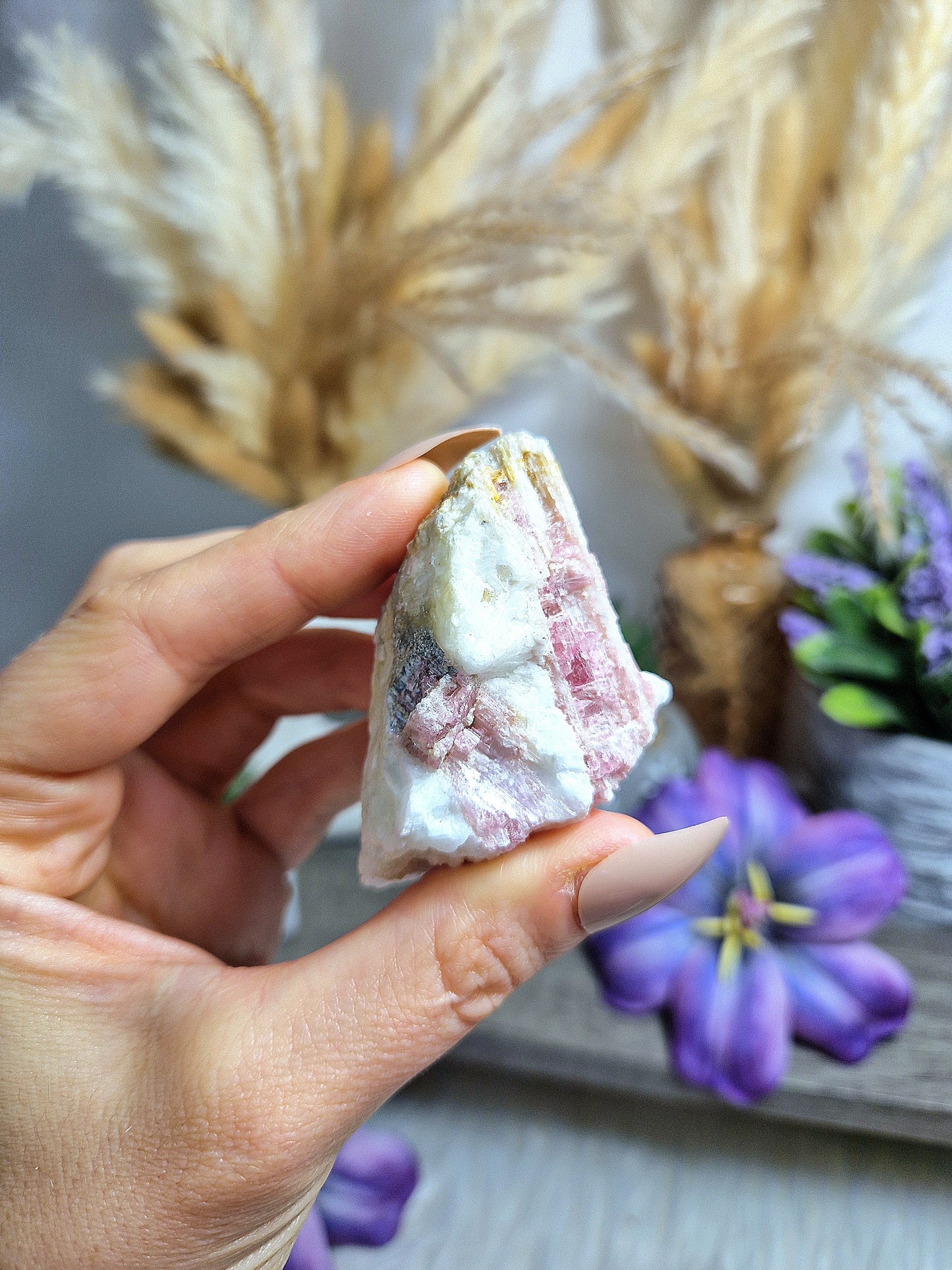 TORMALINA ROSA grezza