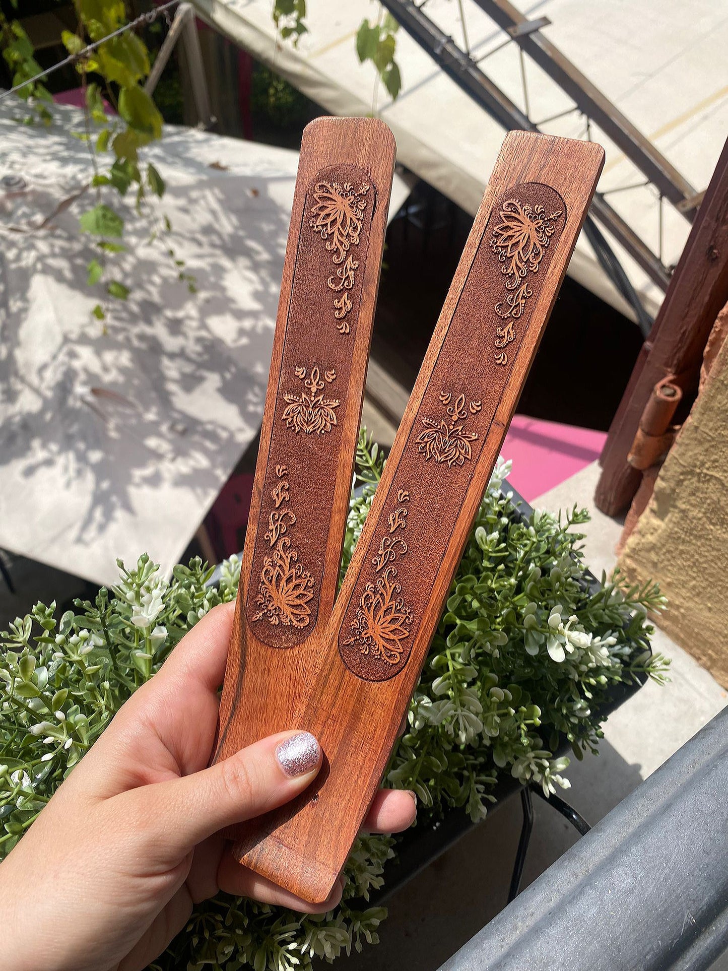 Brucia bastoncini d' incenso in legno - decoro FIORI di LOTO