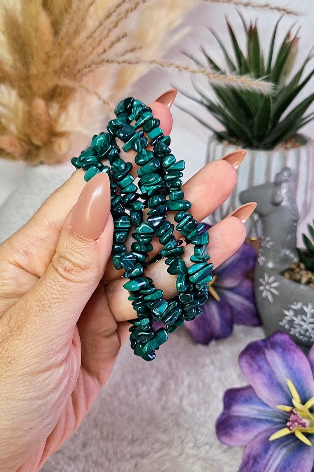 Braccialetto elastico in CHIPS di MLACHITE