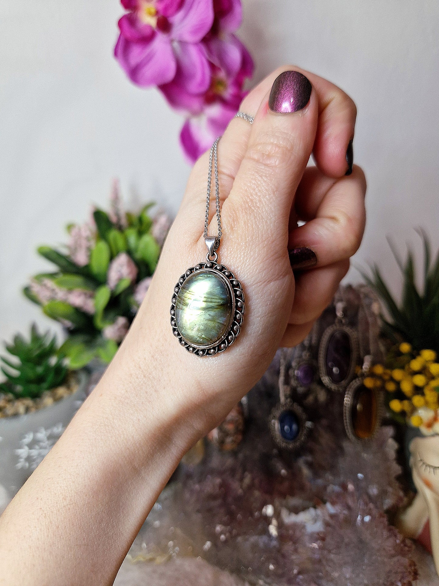 Ciondolo con LABRADORITE