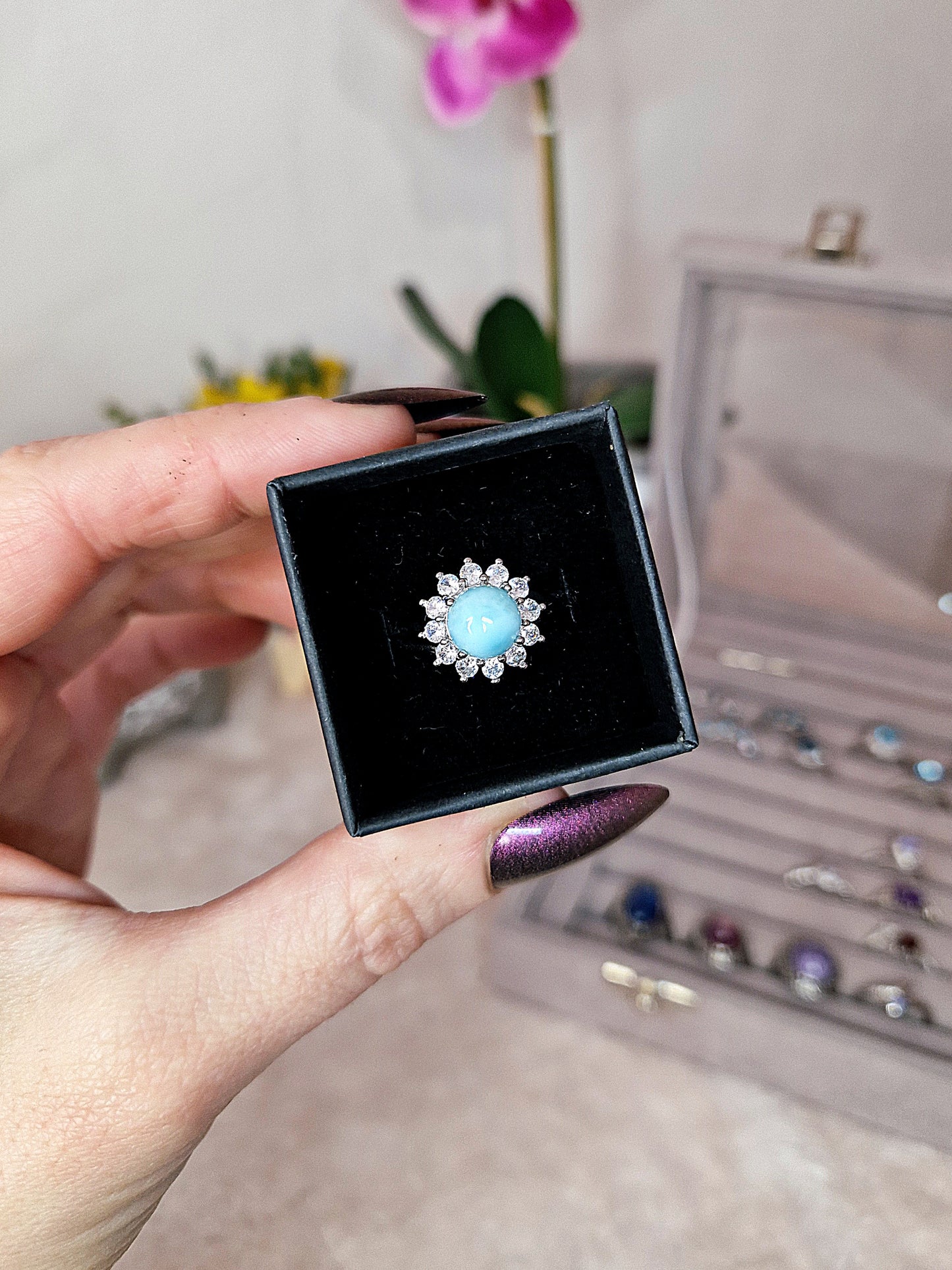 Anello in rame placcato - regolabile