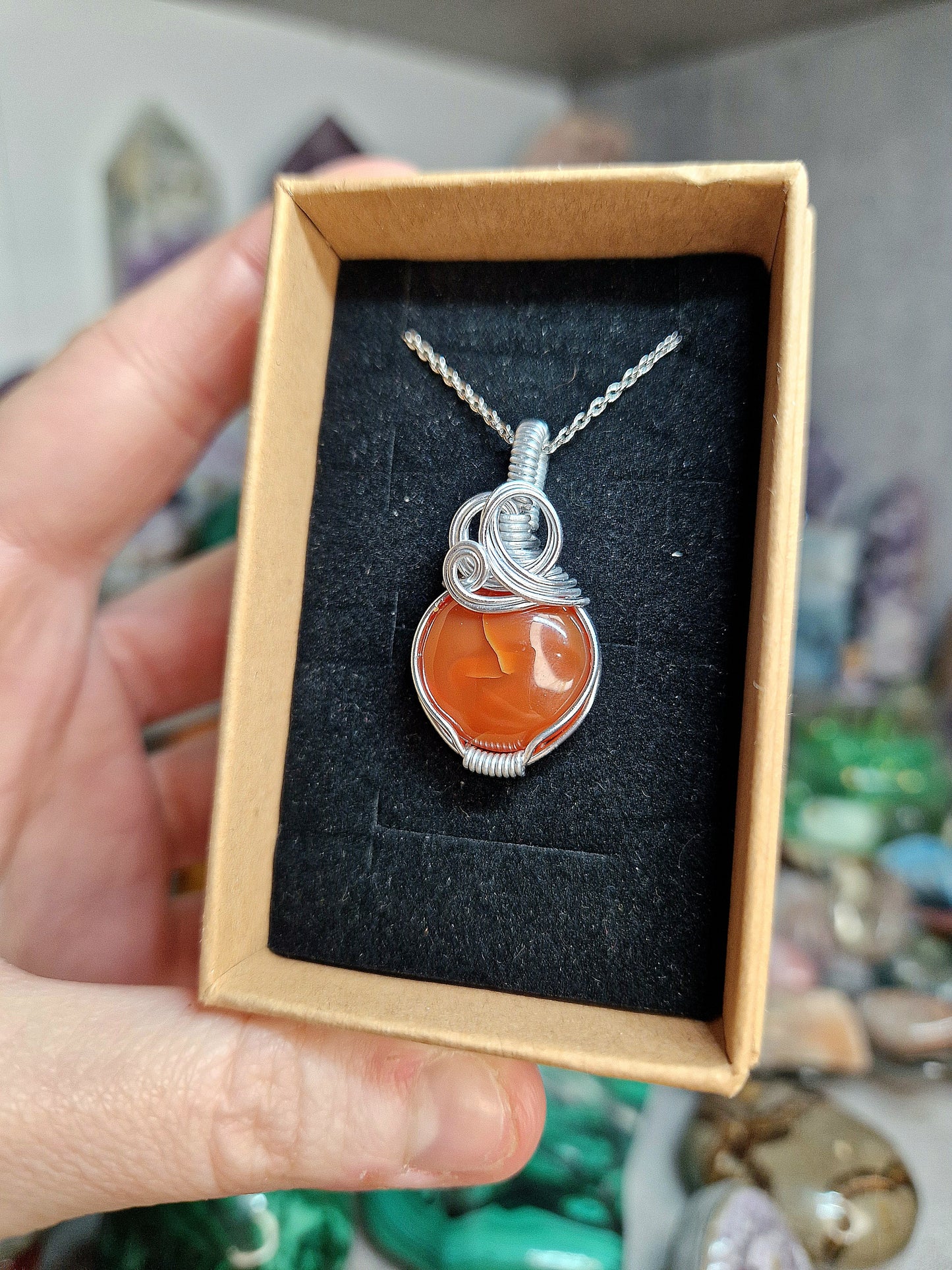 Ciondolo con AGATA CORNIOLA