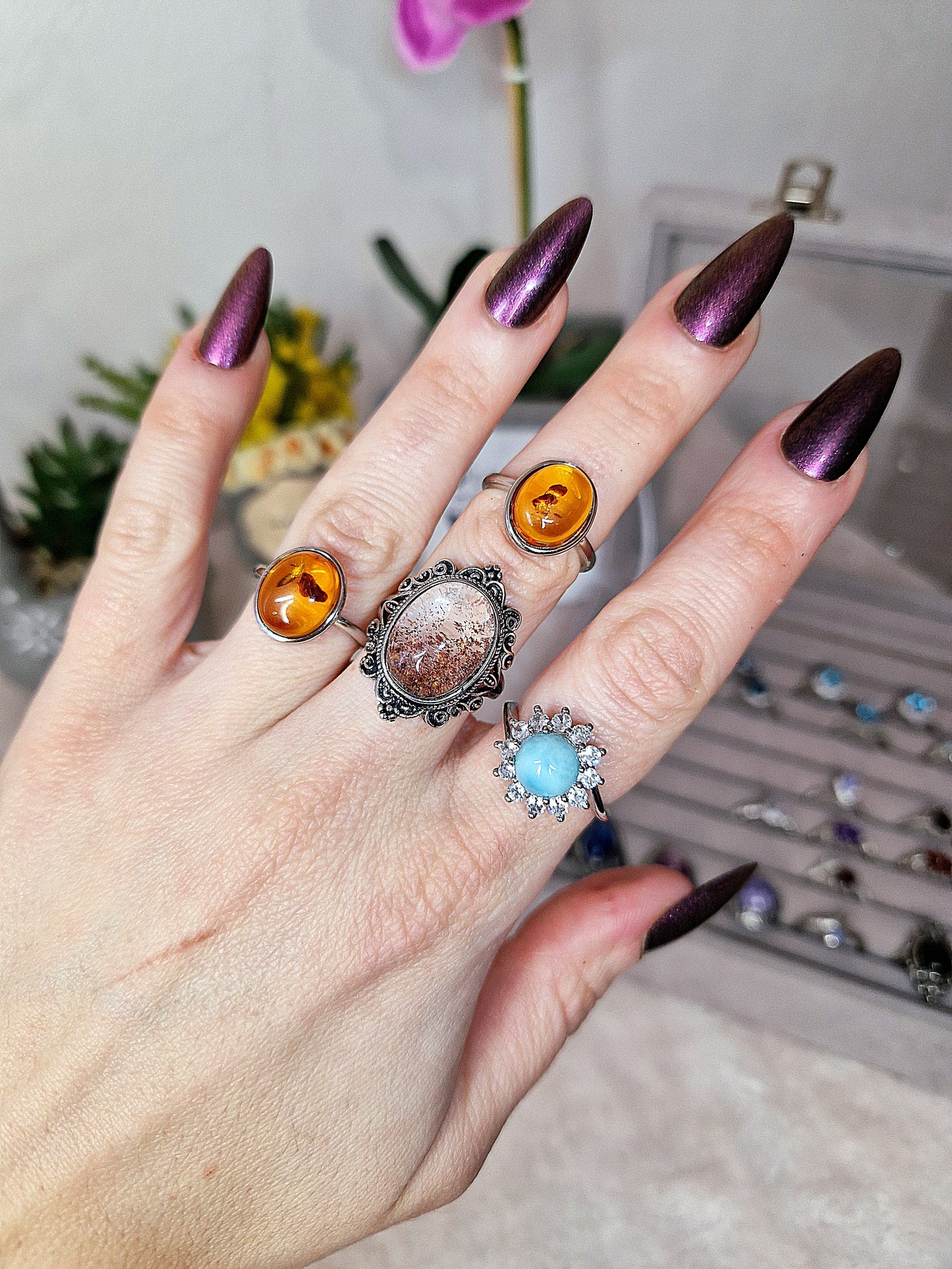 Anello in rame placcato - regolabile