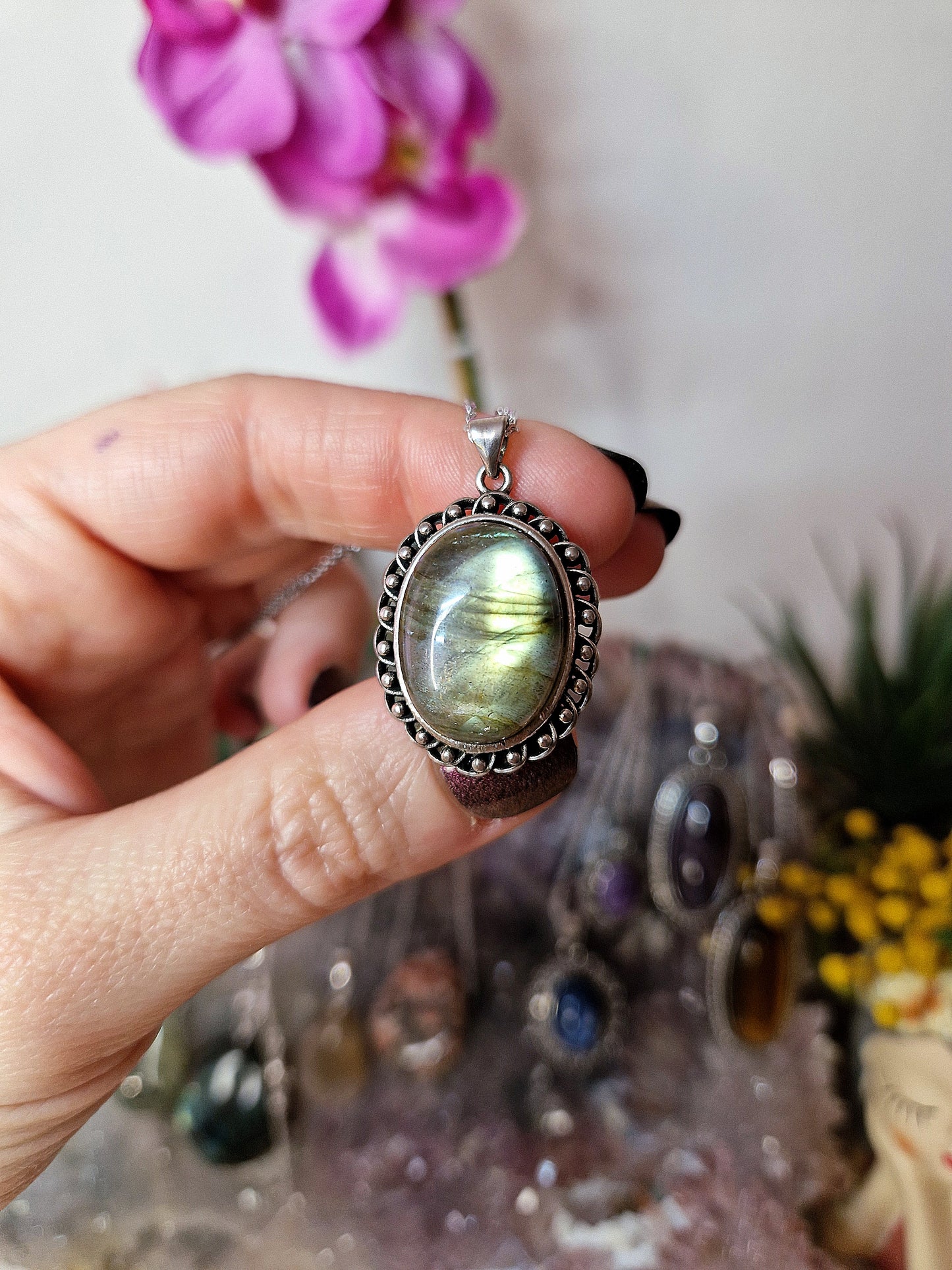 Ciondolo con LABRADORITE