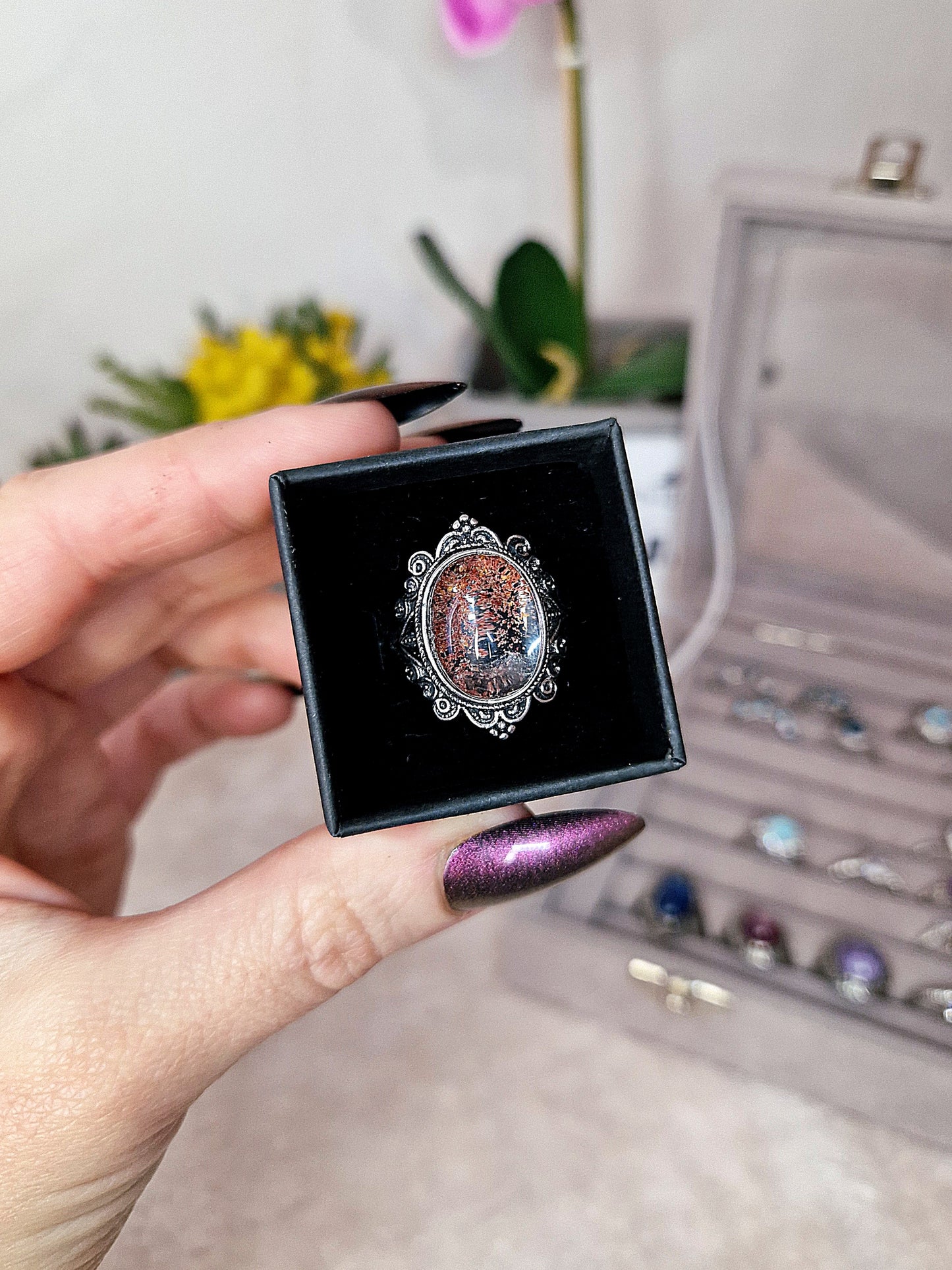 Anello in rame placcato - regolabile