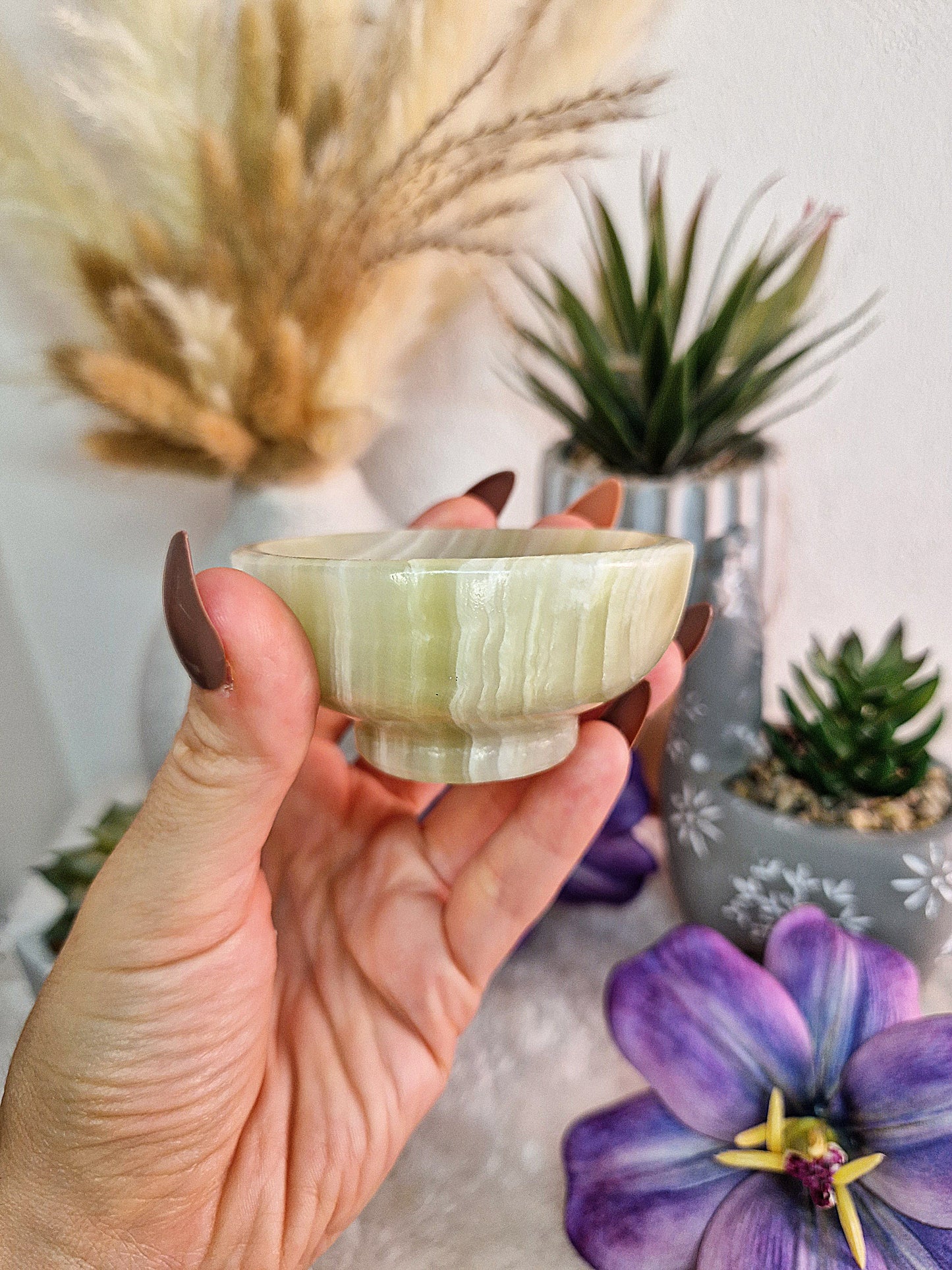 Ciotola in ONICE VERDE