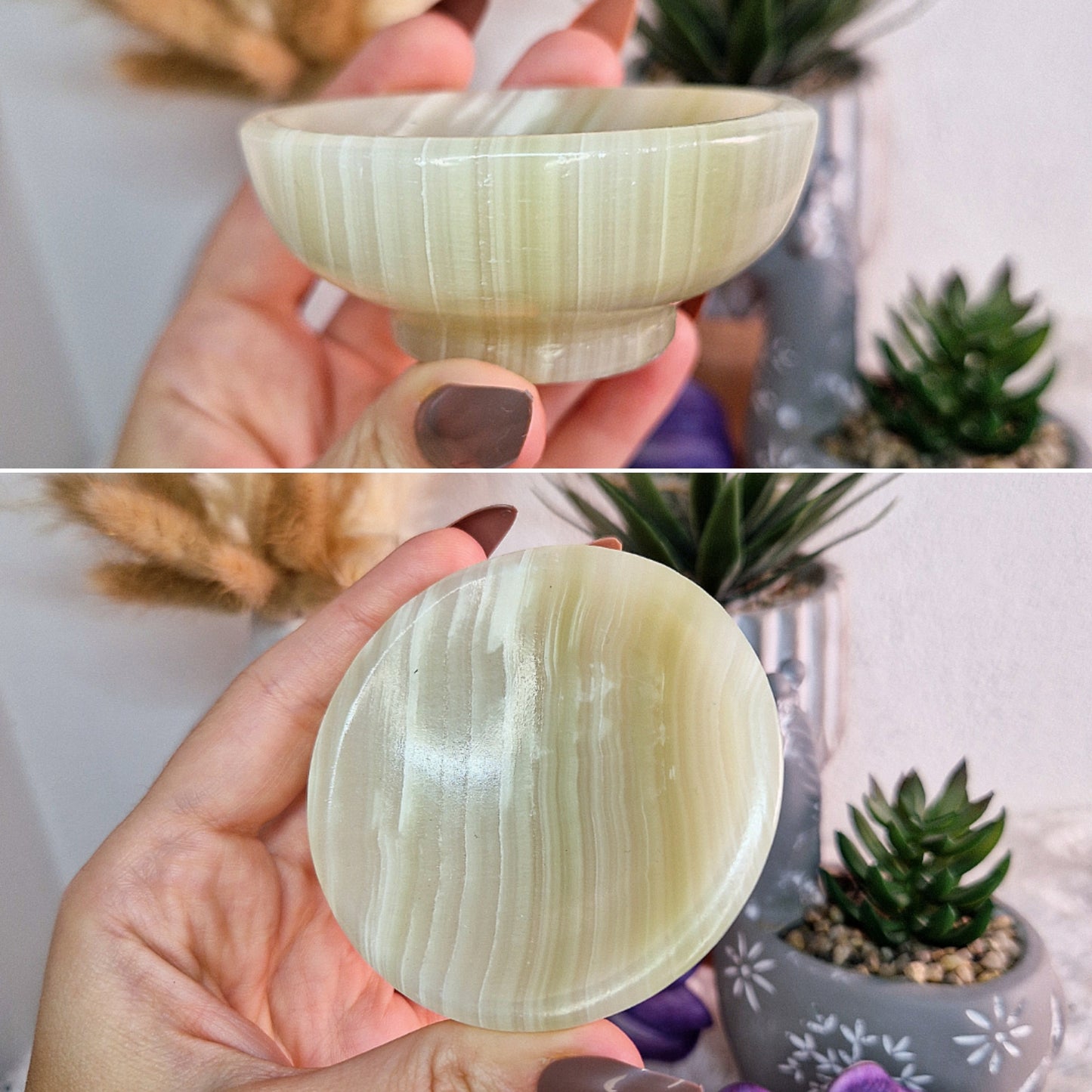 Ciotola in ONICE VERDE