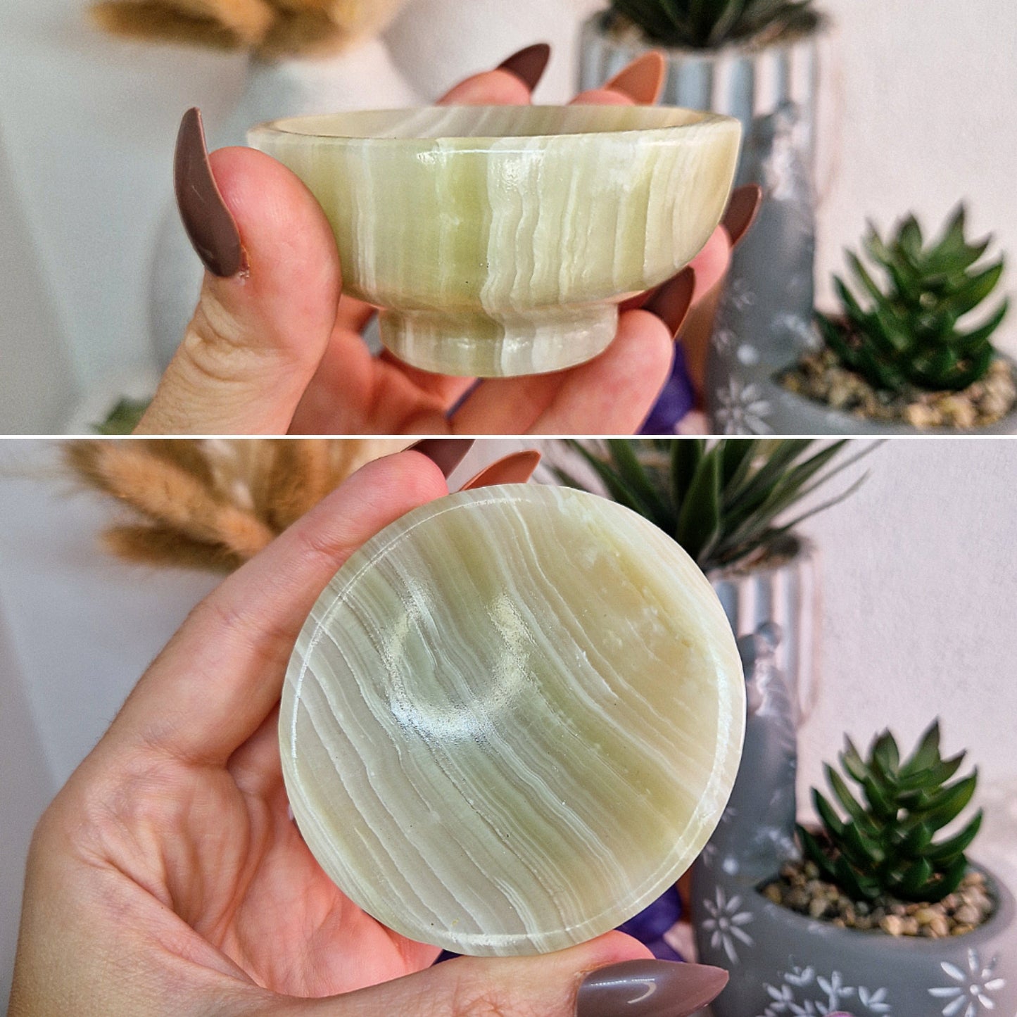 Ciotola in ONICE VERDE