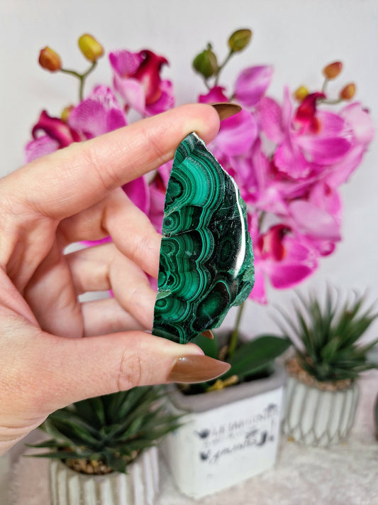 Fetta di MALACHITE - n 1