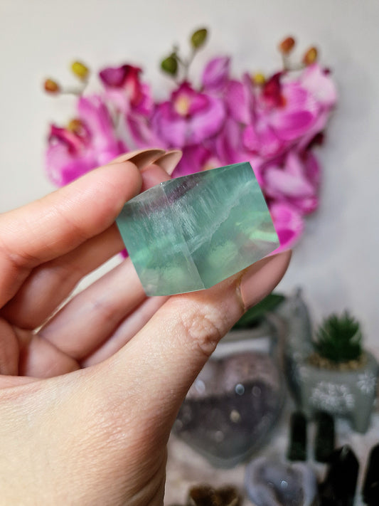 Cubo di FLUORITE VERDE - n 2
