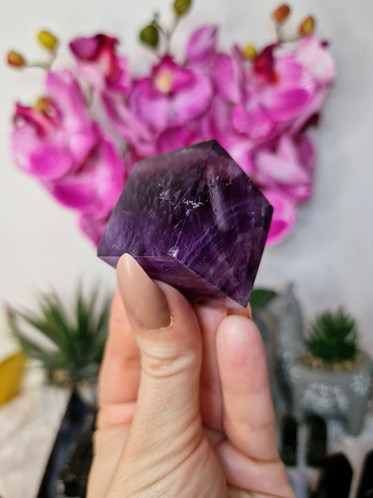 Cubo di FLUORITE VIOLA - n 3