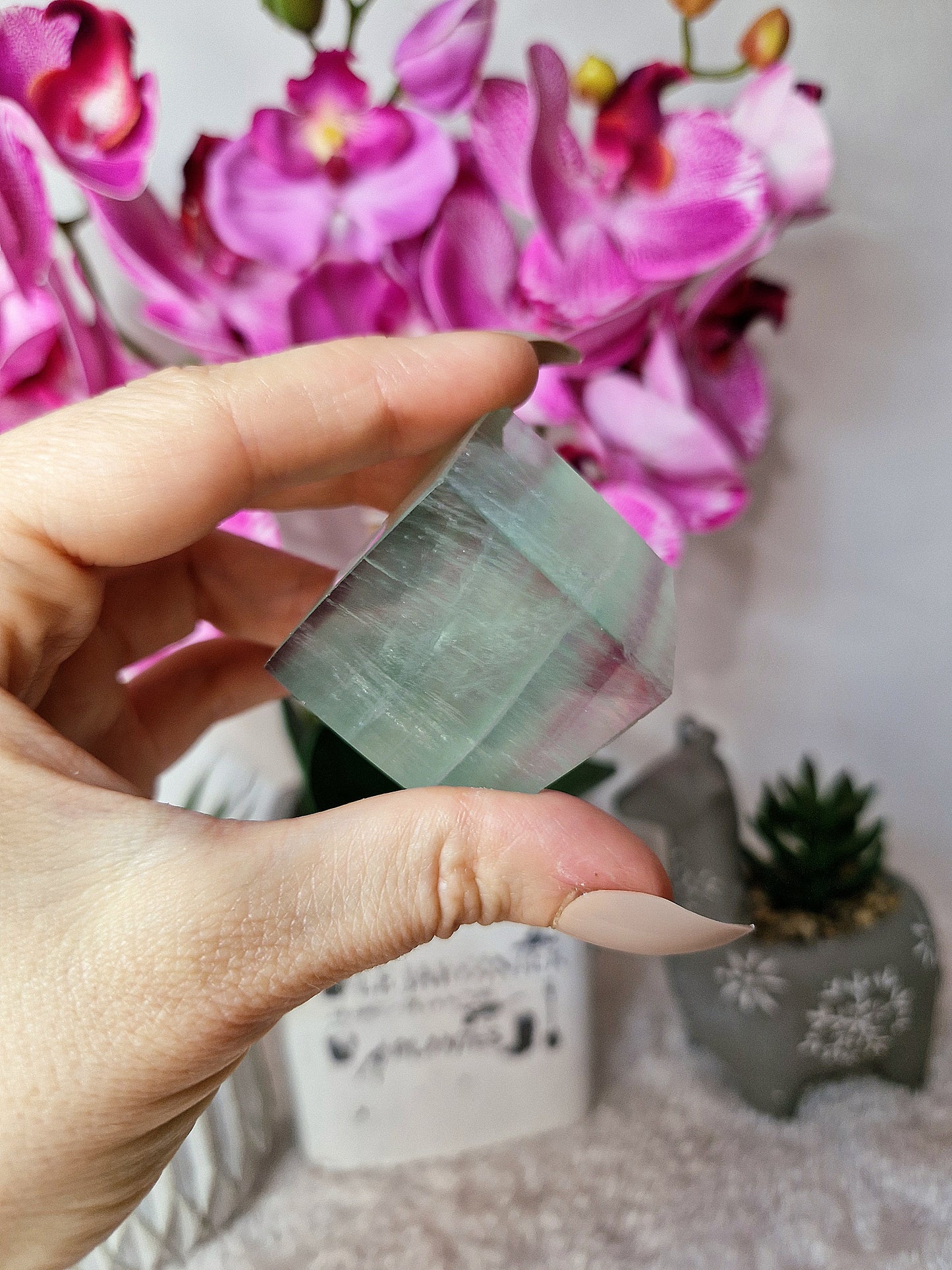Cubo di FLUORITE VERDE
