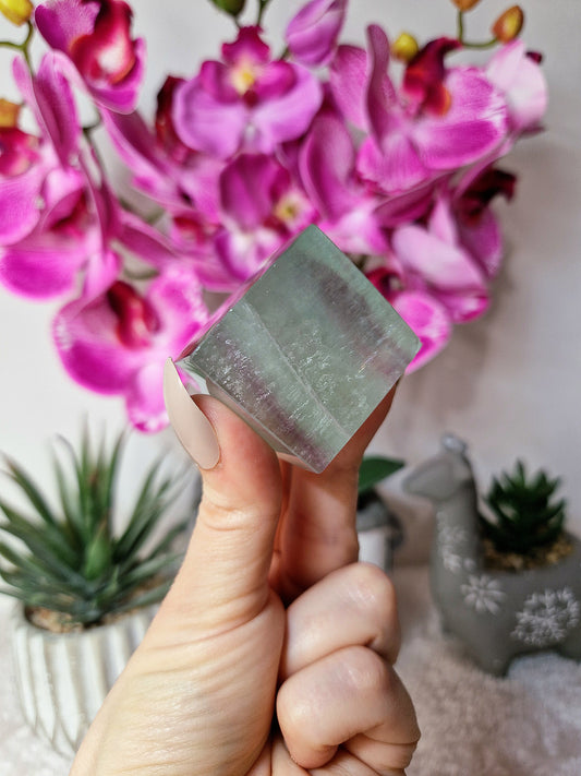 Cubo di FLUORITE VERDE