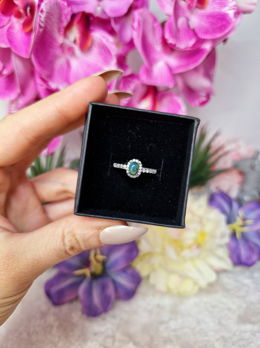 Anello con OPALE NERO