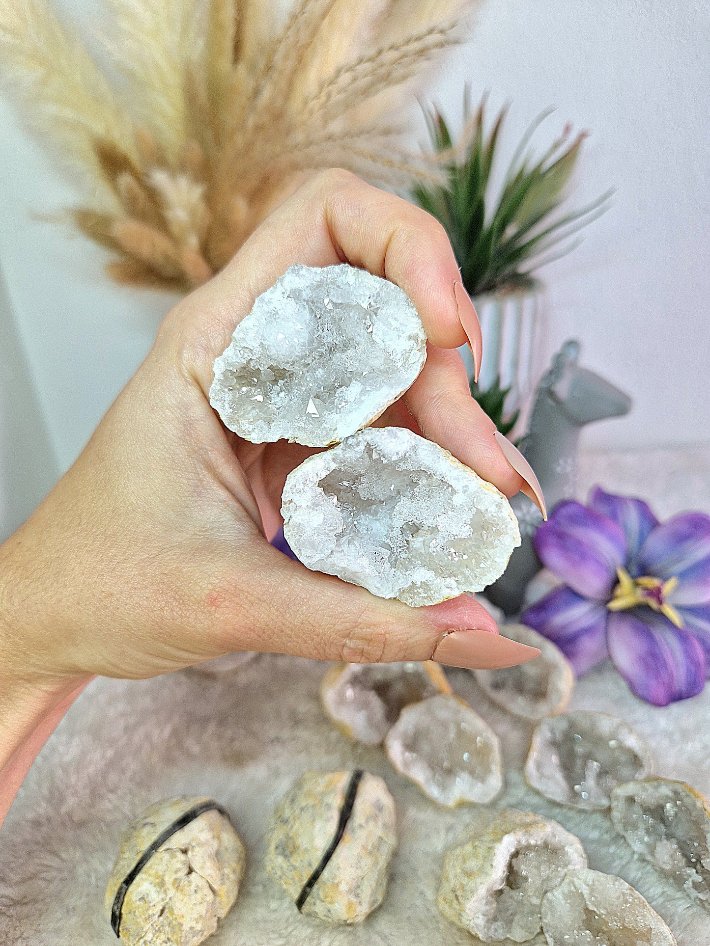 Geode piccolo di QUARZO IALINO