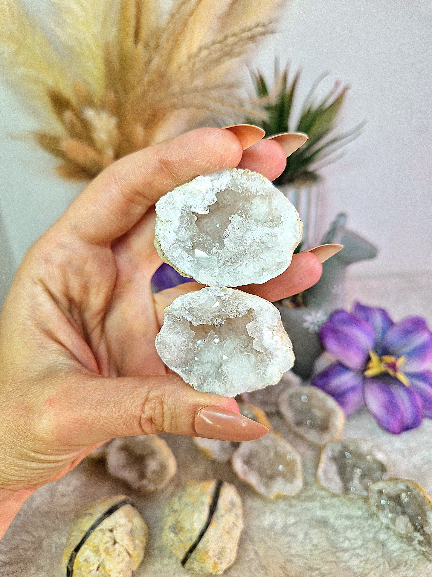 Geode piccolo di QUARZO IALINO