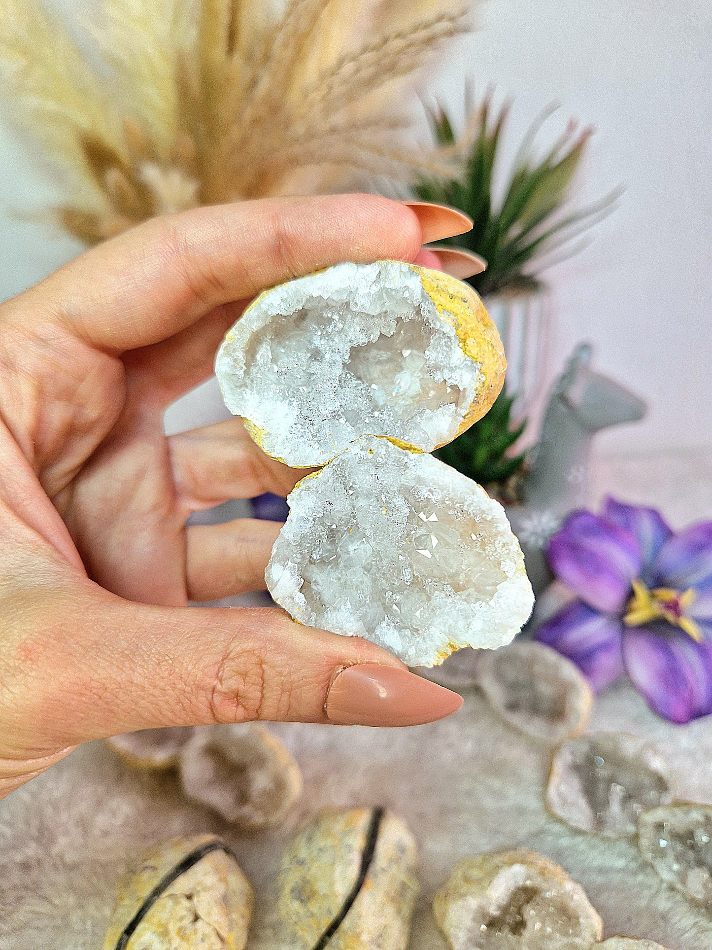 Geode piccolo di QUARZO IALINO