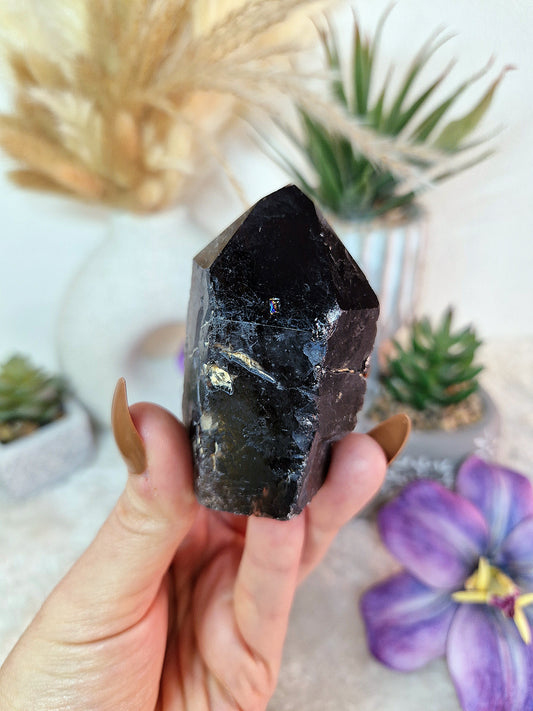 Punta semigrezza di QUARZO FUMÈ - n 2