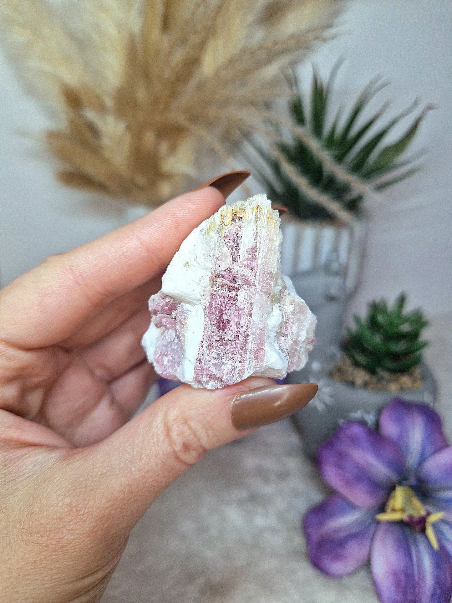 TORMALINA ROSA grezza