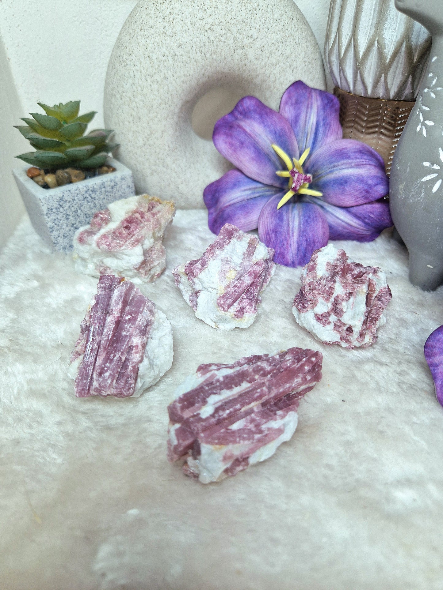 TORMALINA ROSA grezza