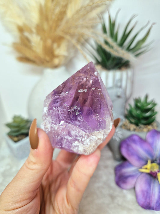 Punta di AMETISTA semigrezza - n 2