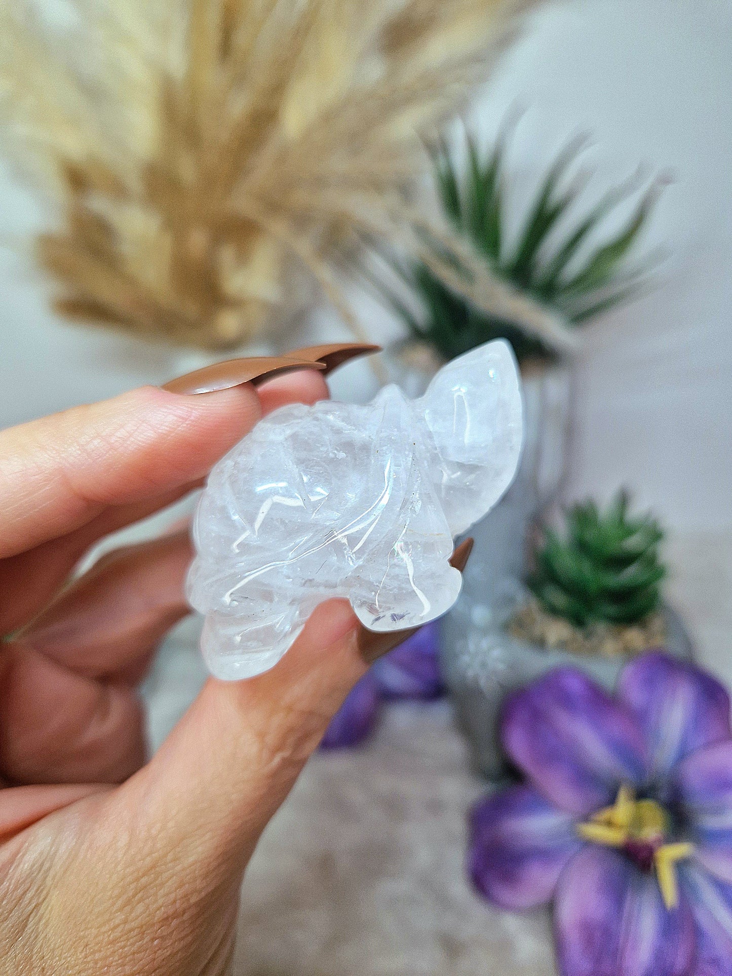 Tartaruga in QUARZO IALINO