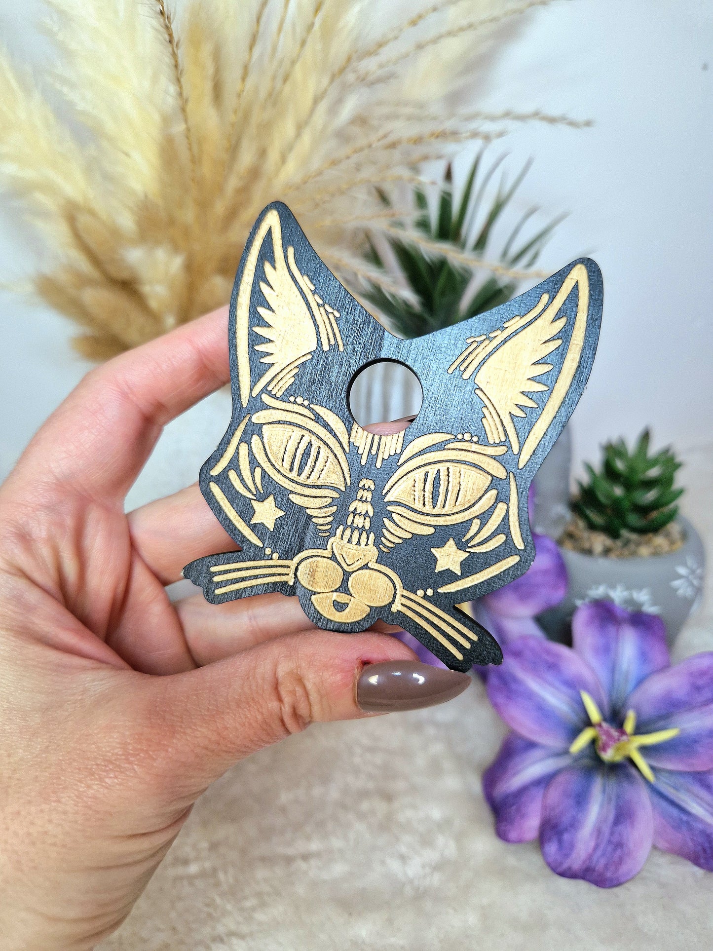 Portasfere supporto sfere in legno - GATTO