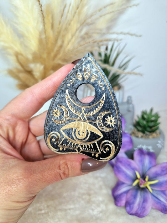 Portasfere supporto sfere in legno - CURSORE con OCCHIO DIVINO