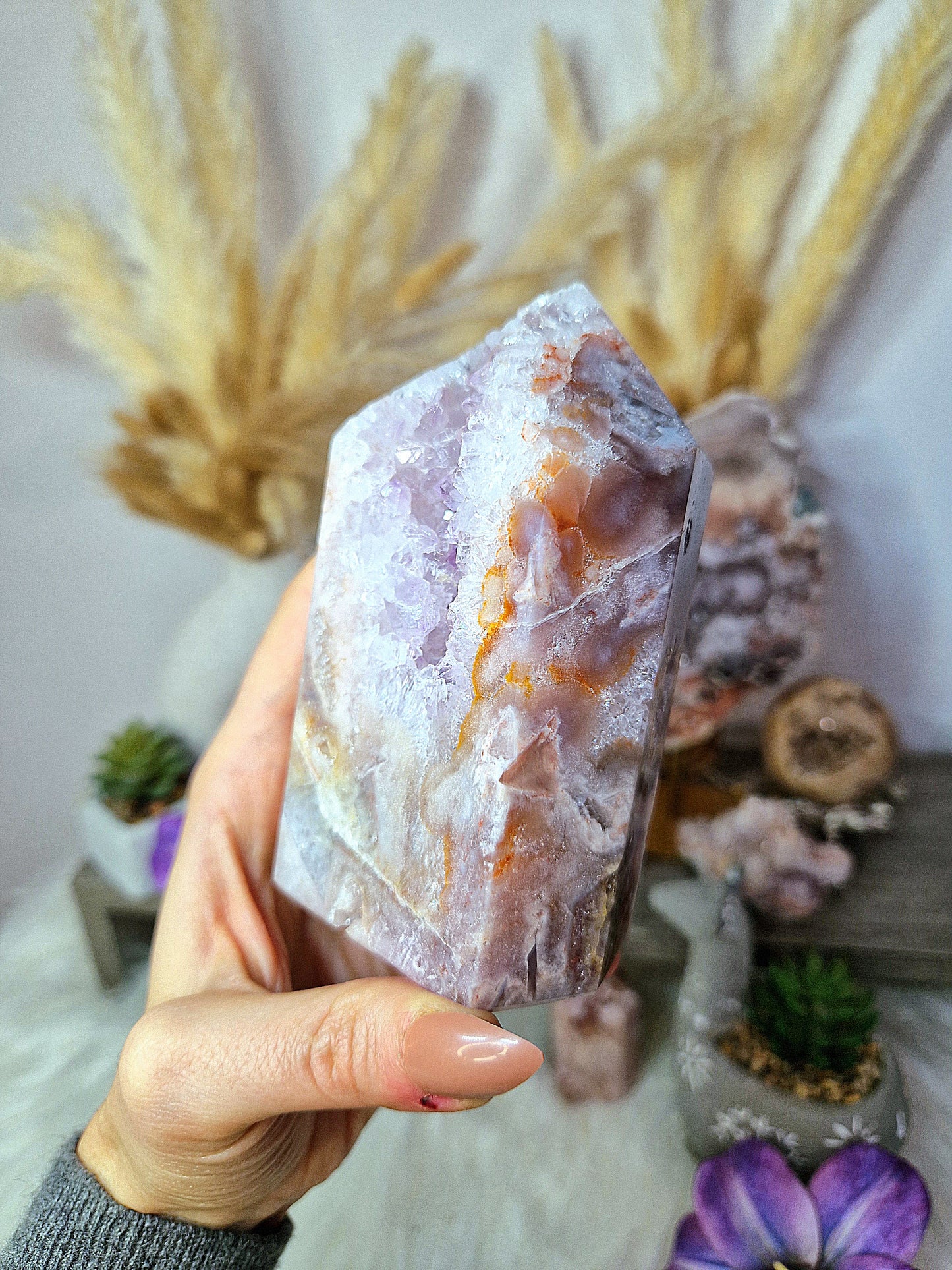 Torre XL di AMETISTA rosa