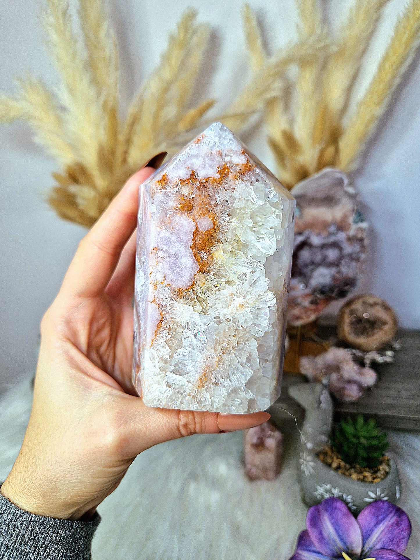 Torre XL di AMETISTA rosa