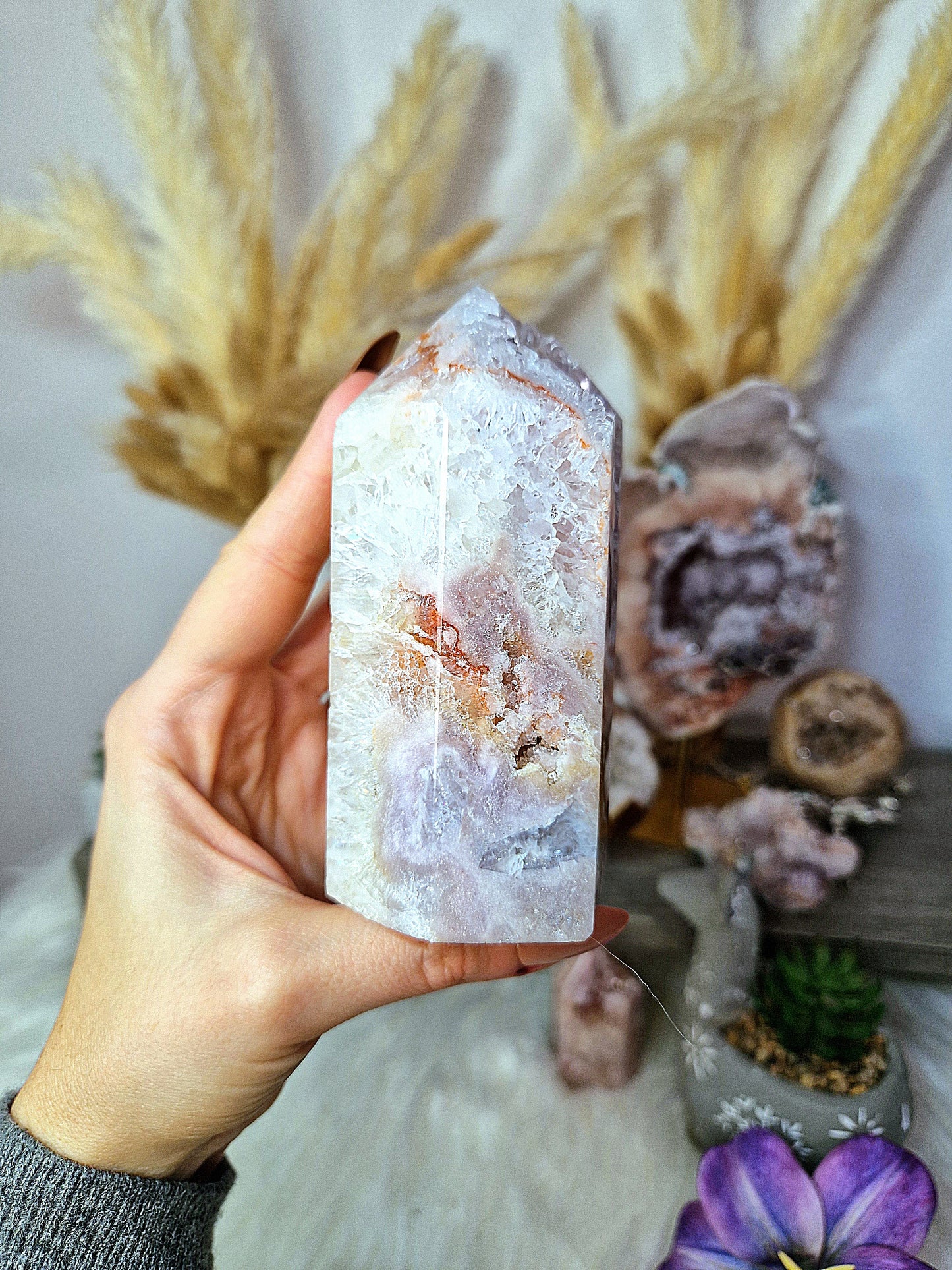 Torre XL di AMETISTA rosa