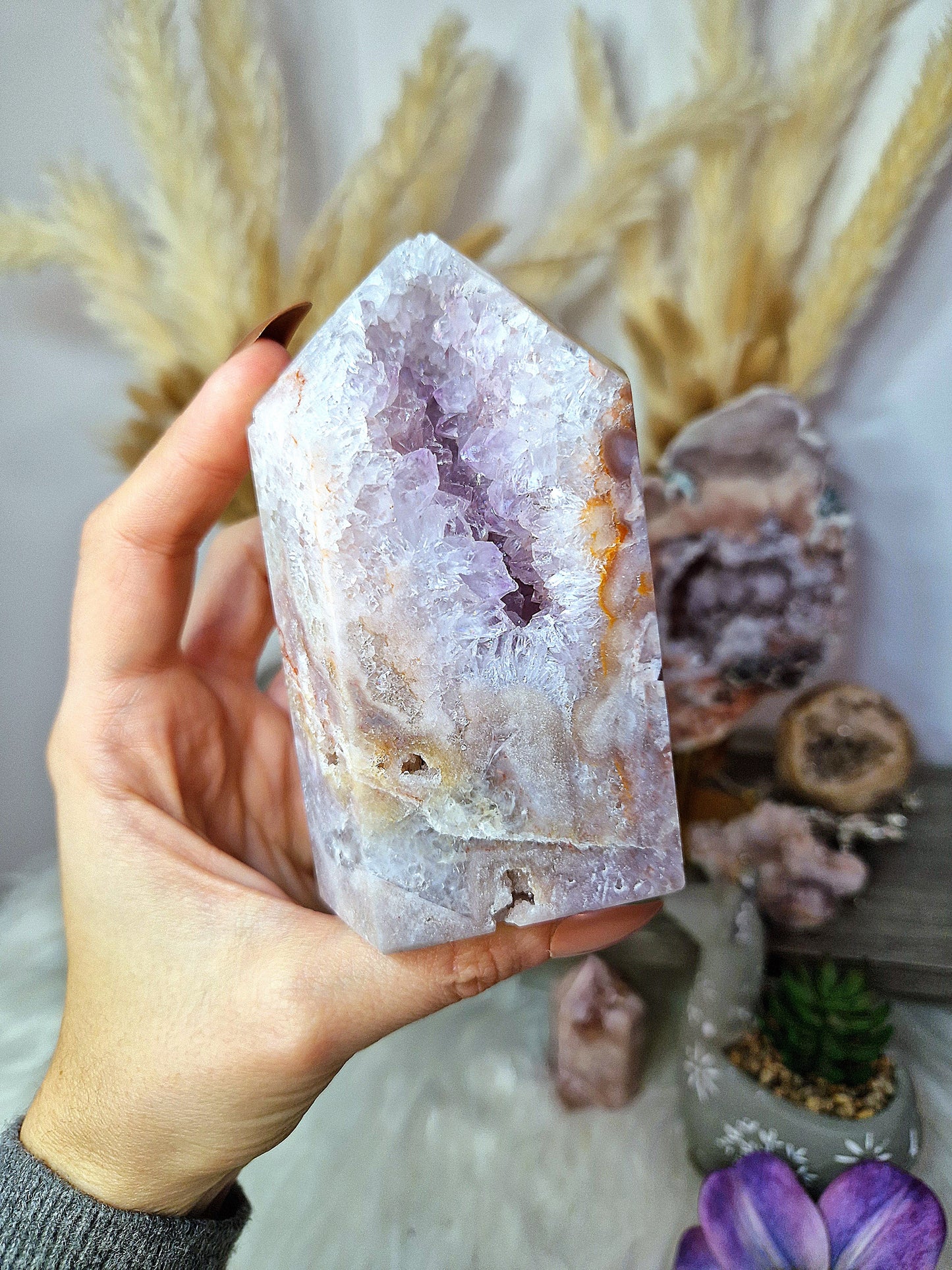 Torre XL di AMETISTA rosa