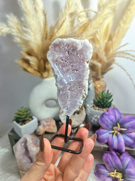 Fetta di AMETISTA rosa