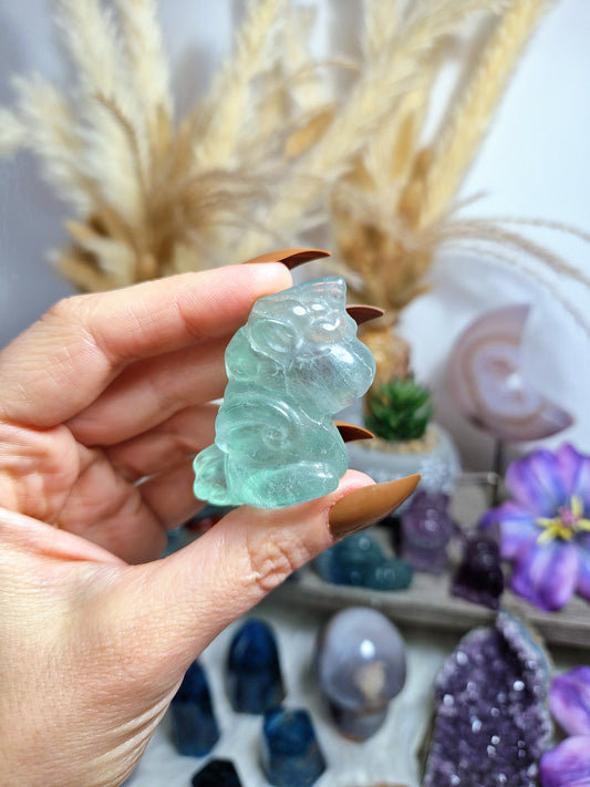 Unicorno in FLUORITE