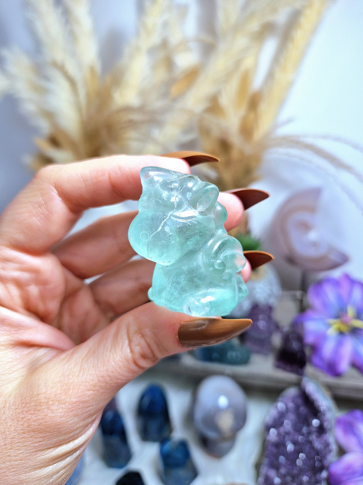 Unicorno in FLUORITE