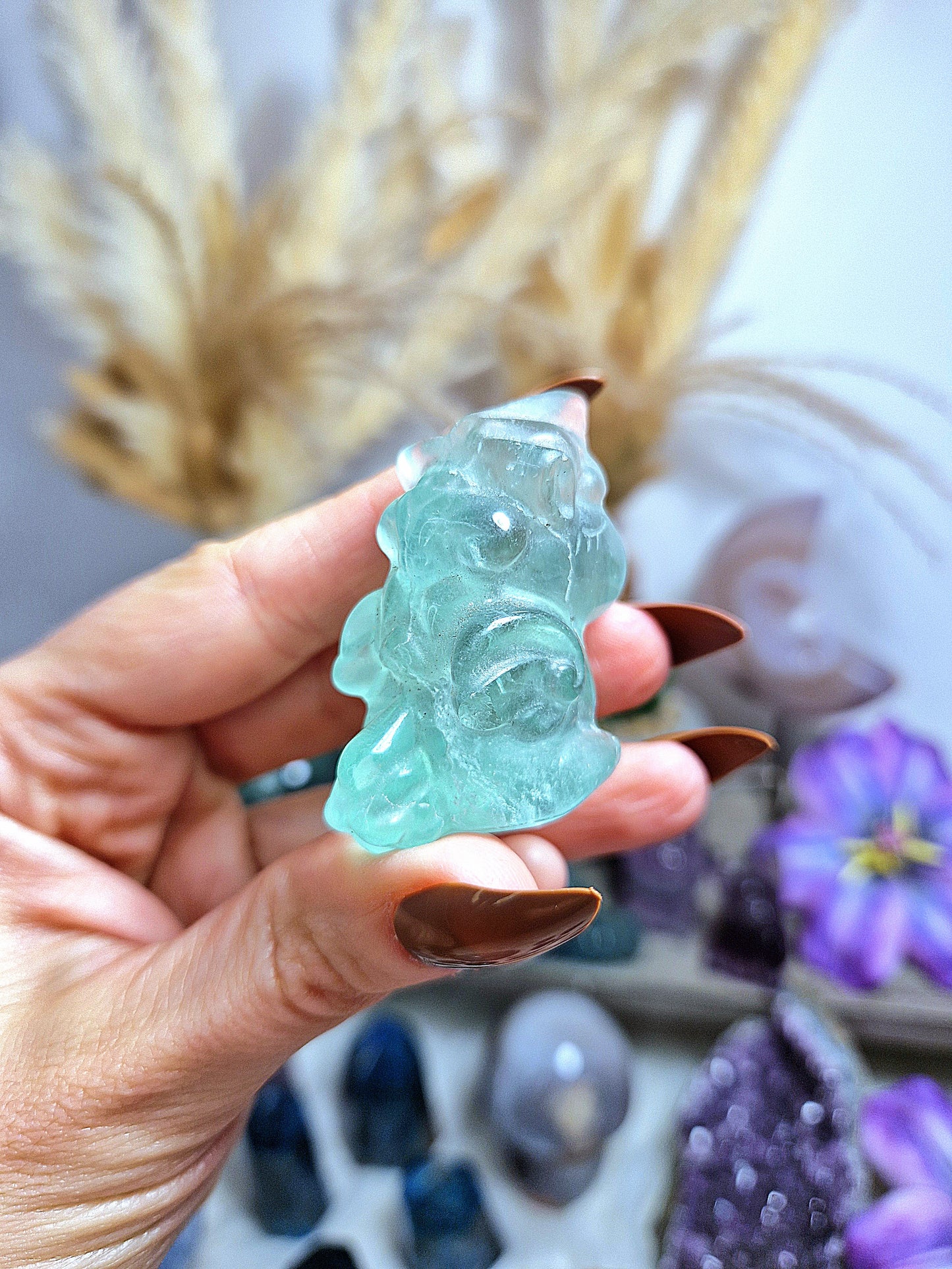 Unicorno in FLUORITE