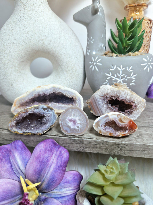 Mezzo geode di AMETISTA