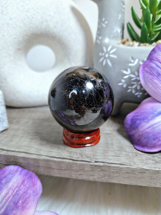 Sfera di TORMALINA NERA