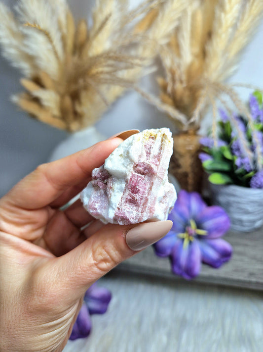 TORMALINA ROSA grezza