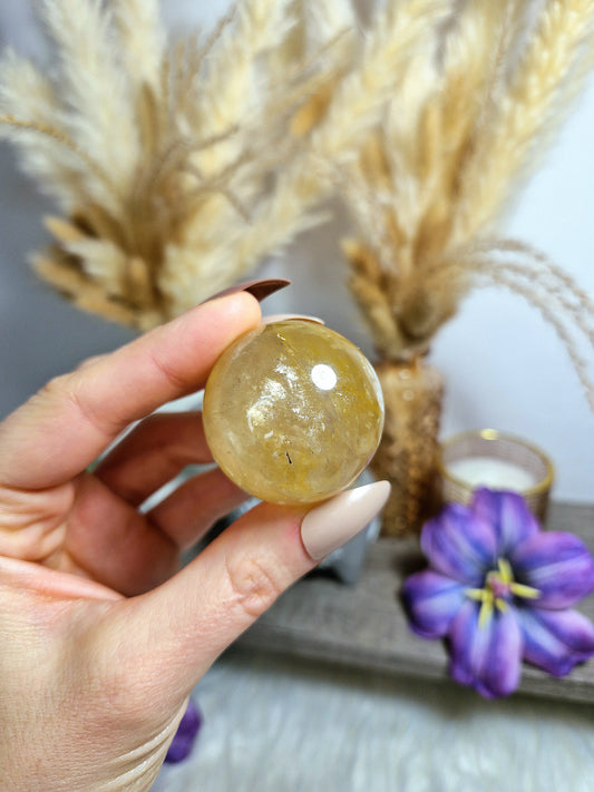 Sfera di QUARZO GOLDEN HEALER - n 1