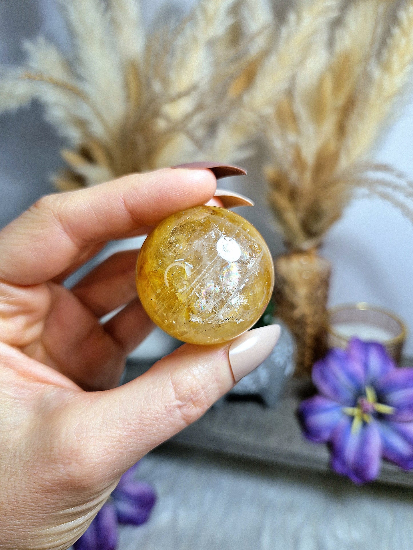 Sfera di QUARZO GOLDEB HEALER - n 2