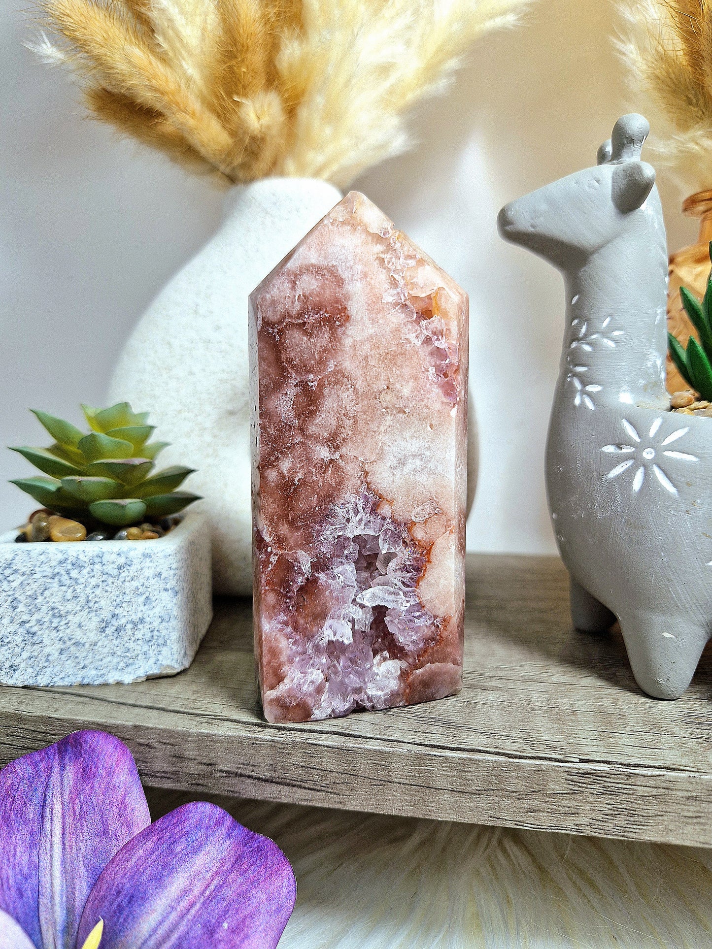 Torre di AMETISTA rosa - L