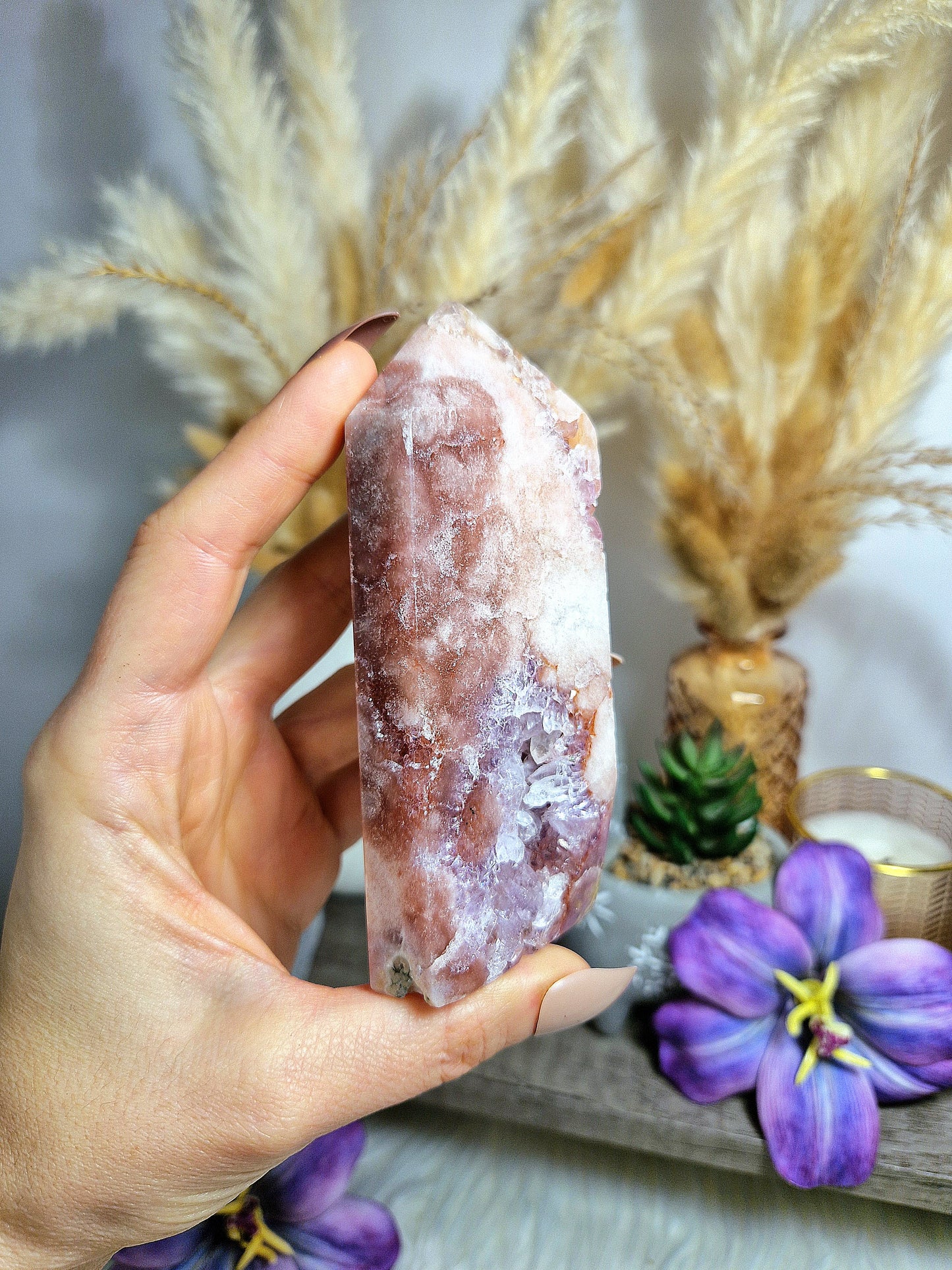 Torre di AMETISTA rosa - L